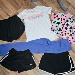 Nike and Adidas Athletic Shorts Bundle